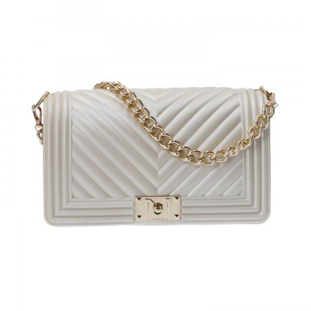Borse Tracolla Donna Flat M shoulderbag Beige