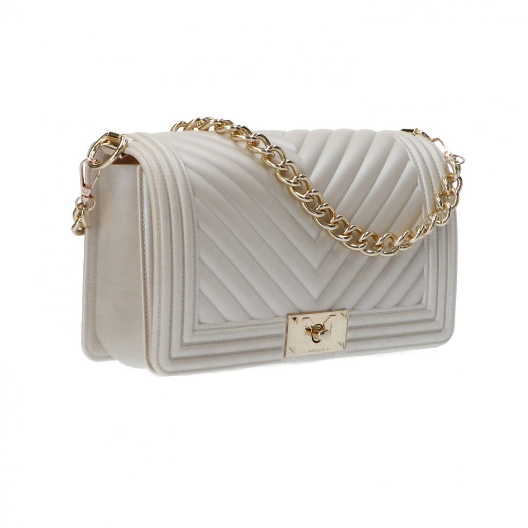 Flat M shoulderbag Beige 3