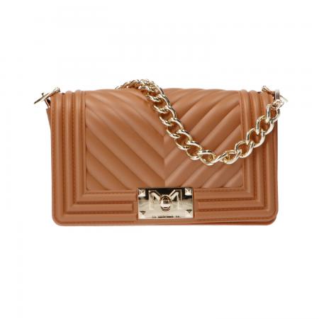 Borse Tracolla Donna Flat S shoulderbag Cuoio