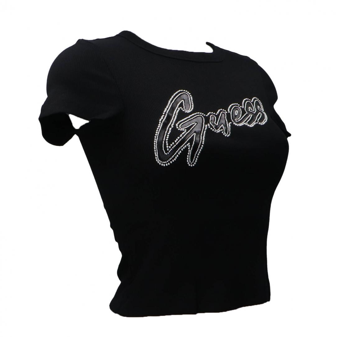 SS CN RIB LOGO TEE Nero SS CN RIB LOGO TEE Nero 2