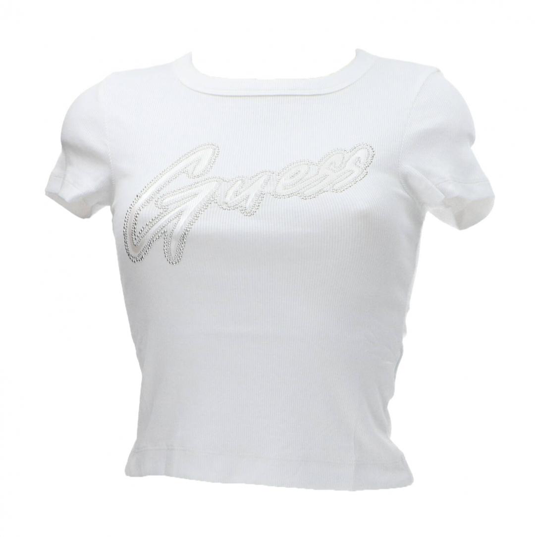 SS CN RIB LOGO TEE Bianco SS CN RIB LOGO TEE Bianco 1