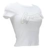 Guess T-shirt T-shirt SS CN RIB LOGO TEE Bianco - Foto 2
