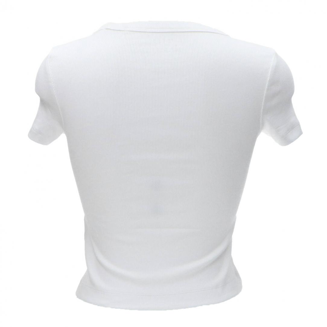 SS CN RIB LOGO TEE Bianco SS CN RIB LOGO TEE Bianco 3