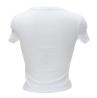Guess T-shirt T-shirt SS CN RIB LOGO TEE Bianco - Foto 3