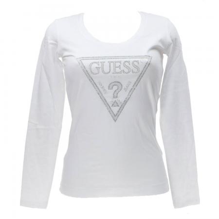 T Shirt Donna LS CN SHINY TRIANGLE TEE...