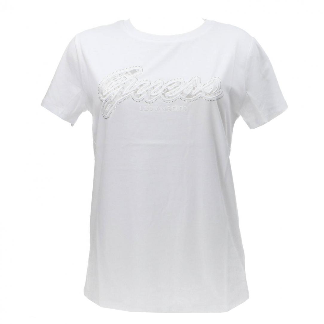 SS SCRIPT LACE LOGO EASY TEE Bianco SS SCRIPT LACE LOGO EASY TEE Bianco 1