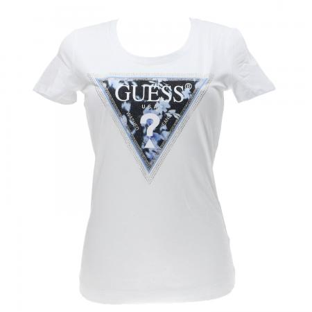 T Shirt Donna SS CN TRIANGLE FLOWER TEE...