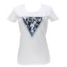 Guess T-shirt T-shirt SS CN TRIANGLE FLOWER TEE Bianco - Foto 1