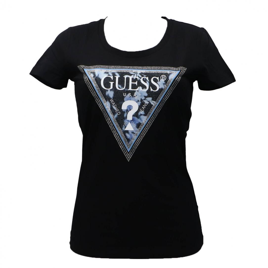SS CN TRIANGLE FLOWER TEE Nero SS CN TRIANGLE FLOWER TEE Nero 1