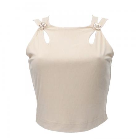 Top Donna ZAMA CUT OUT DETAILS CROP...