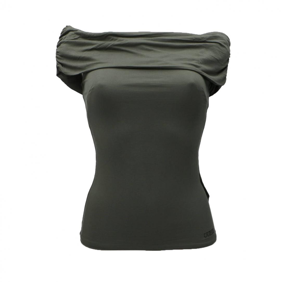 CHARLOTTE OFF SHOULDER TOP Verde CHARLOTTE OFF SHOULDER TOP Verde 1