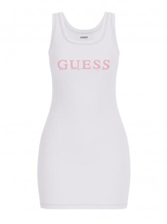 SUNFLOWER RIB DRESS Bianco