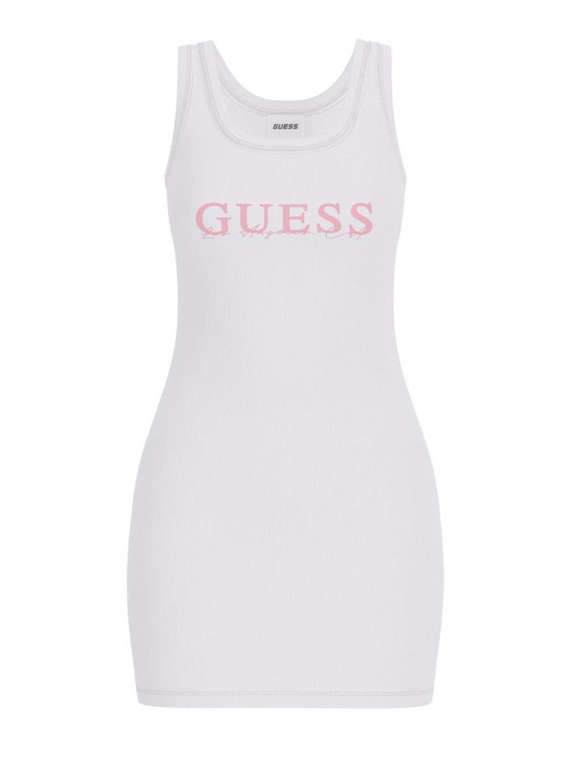 SUNFLOWER RIB DRESS Bianco SUNFLOWER RIB DRESS Bianco 1