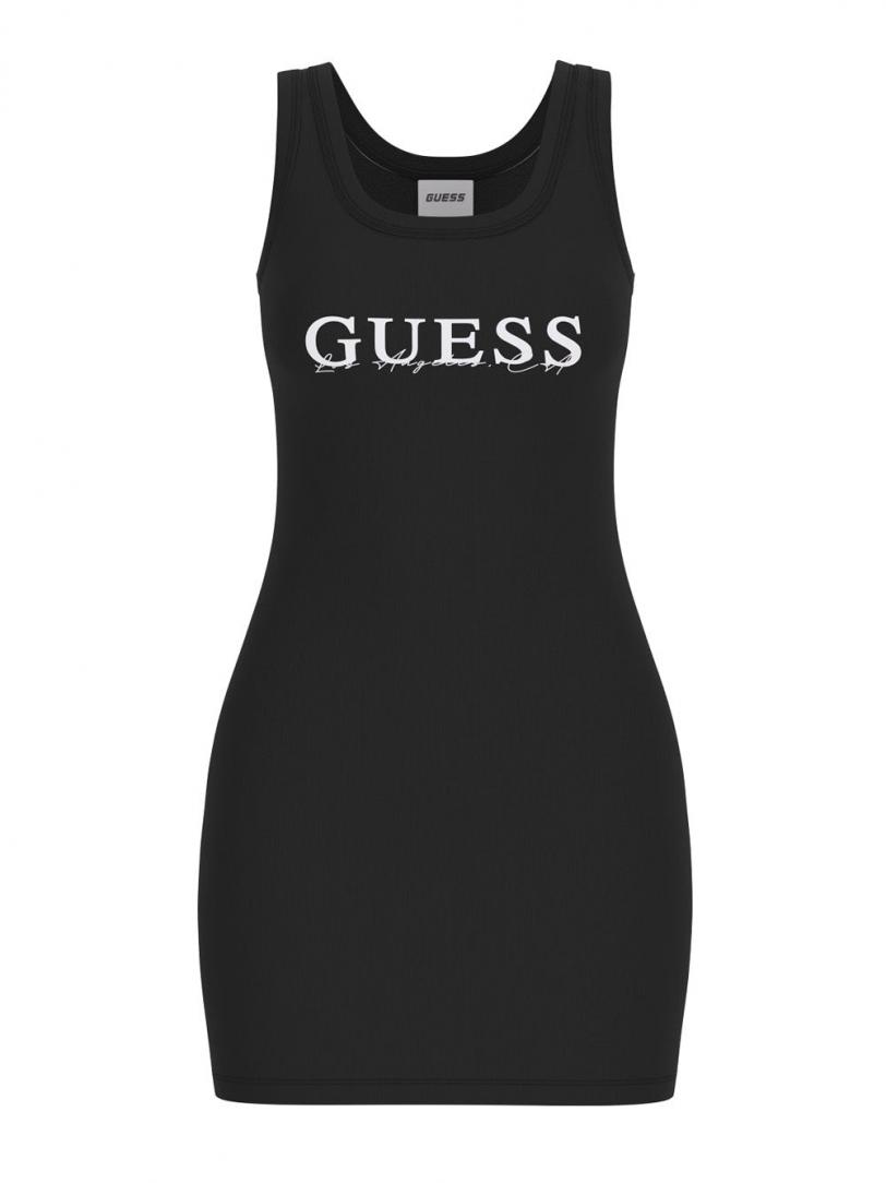 SUNFLOWER RIB DRESS Nero SUNFLOWER RIB DRESS Nero 3