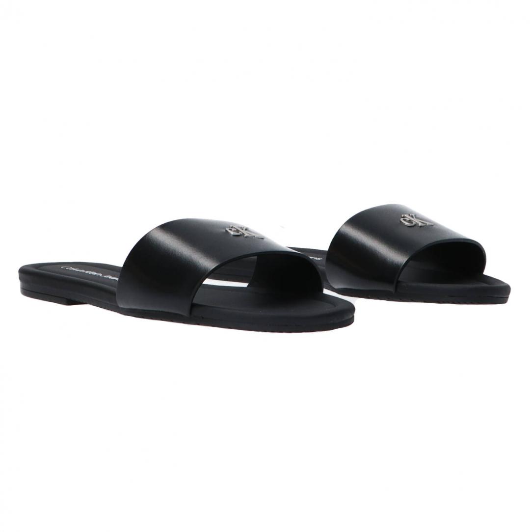 FLAT SANDAL SLIDE MG Nero FLAT SANDAL SLIDE MG Nero 2