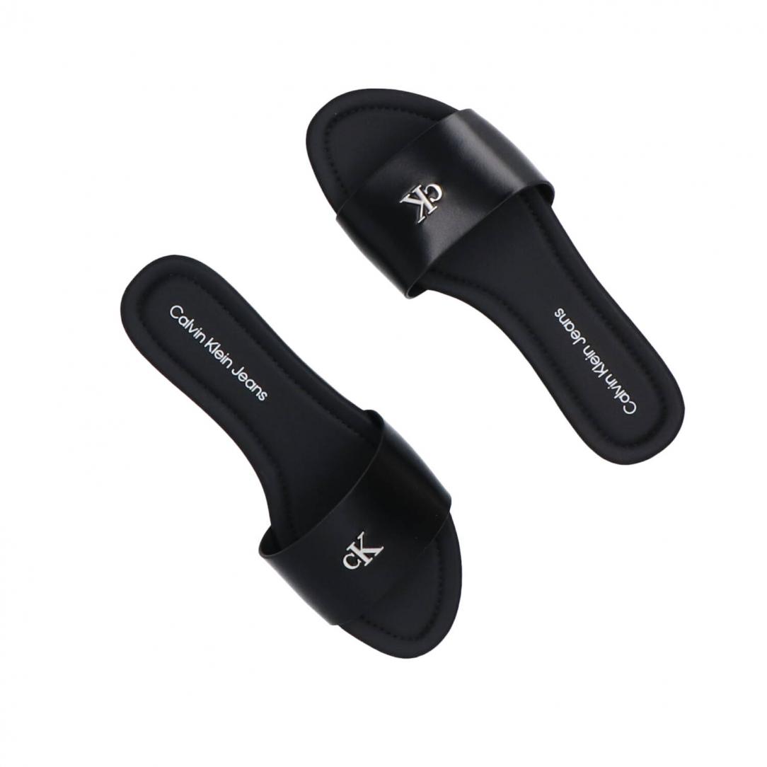 FLAT SANDAL SLIDE MG Nero FLAT SANDAL SLIDE MG Nero 5