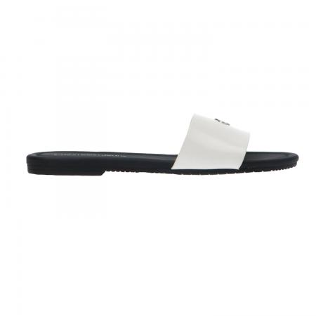 FLAT SANDAL SLIDE MG Bianco 
