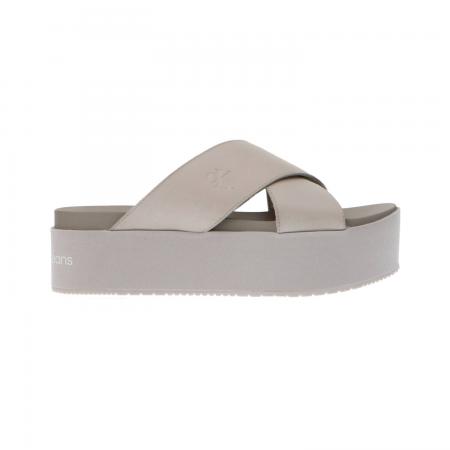 Sandali Donna FLATFORM CROSS MG UC Bianco 