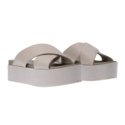 Sandali FLATFORM CROSS MG UC Bianco