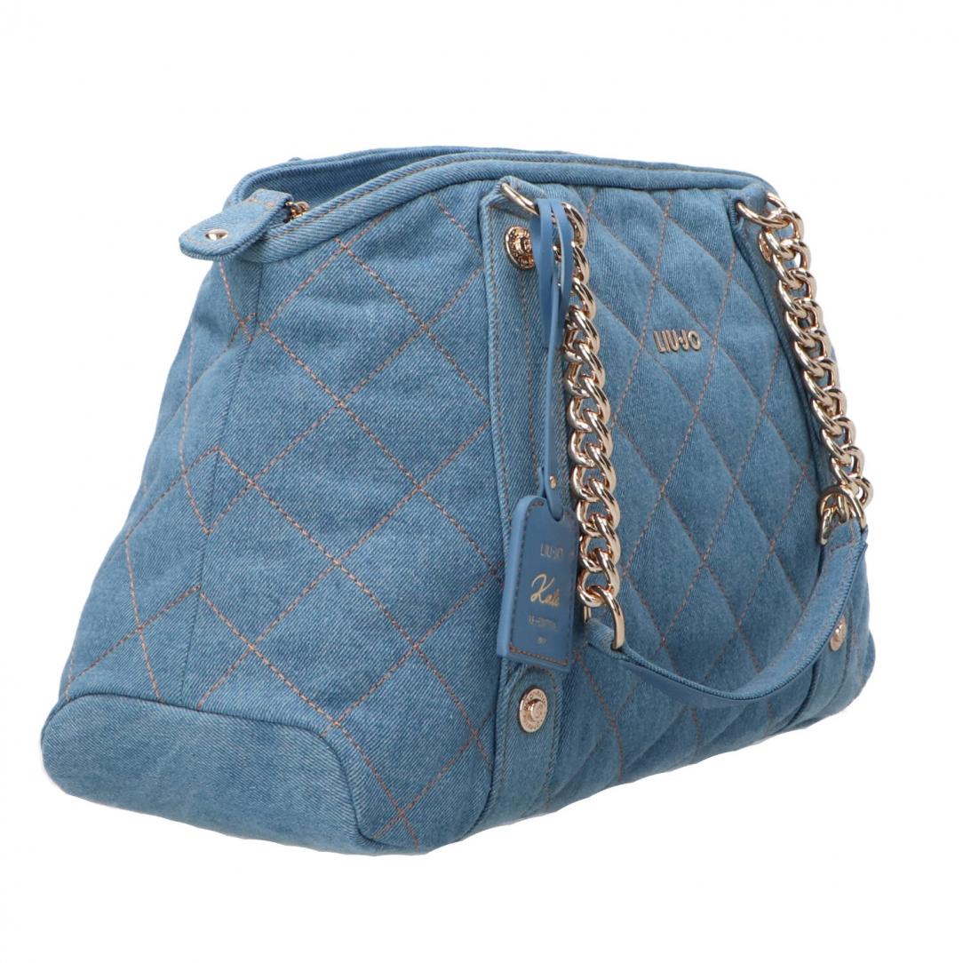 M tote Kate Azzurro denim M tote Kate Azzurro denim 2