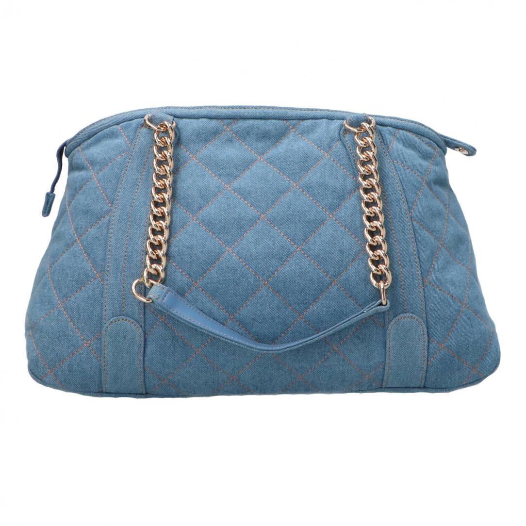 M tote Kate Azzurro denim M tote Kate Azzurro denim 3