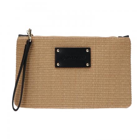 Pochette Donna POCHETTE CAPRI Beige Nero