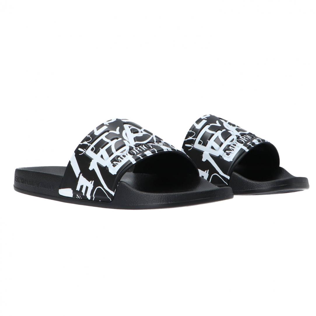 Beachwear Ea7 monogram Nero Beachwear Ea7 monogram Nero 2