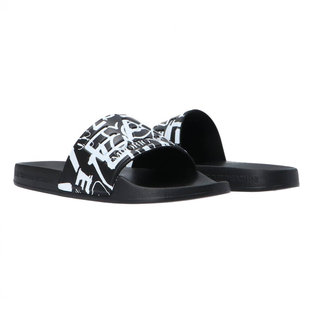 Beachwear Ea7 monogram Nero Beachwear Ea7 monogram Nero 3
