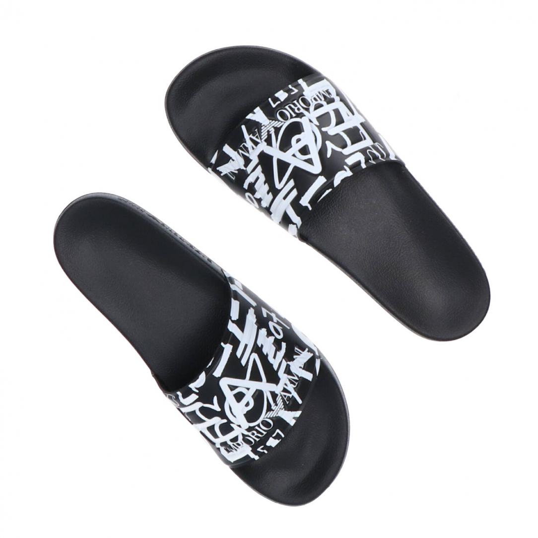 Beachwear Ea7 monogram Nero Beachwear Ea7 monogram Nero 5