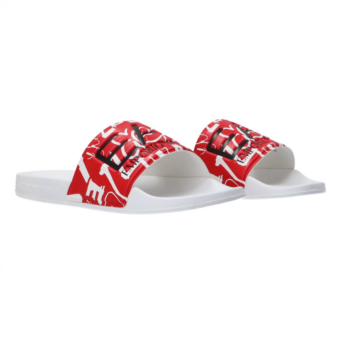 Beachwear Ea7 monogram Rosso Beachwear Ea7 monogram Rosso 2