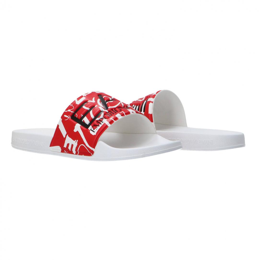 Beachwear Ea7 monogram Rosso Beachwear Ea7 monogram Rosso 3