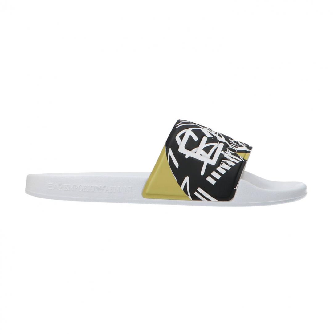 Beachwear Ea7 monogram Bianco nero Beachwear Ea7 monogram Bianco nero 1