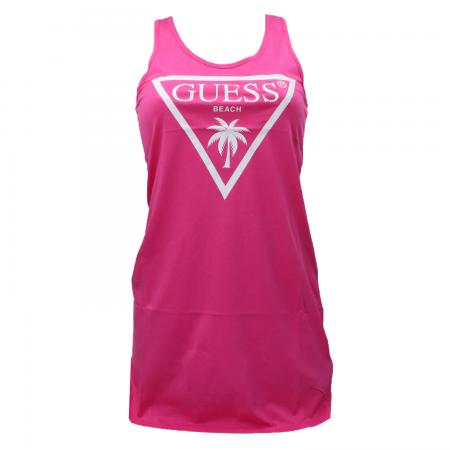 Vestiti Donna LOGO TANK TOP DRESS Fucsia