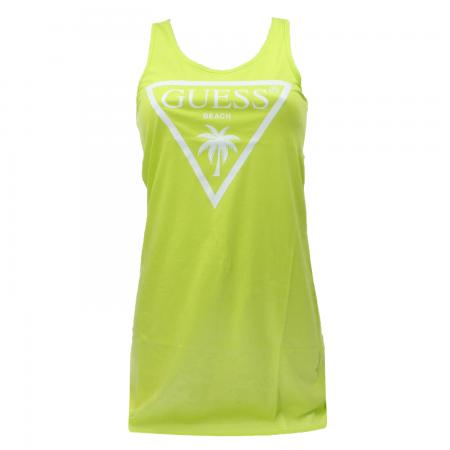 Vestiti Donna LOGO TANK TOP DRESS Verde Lime