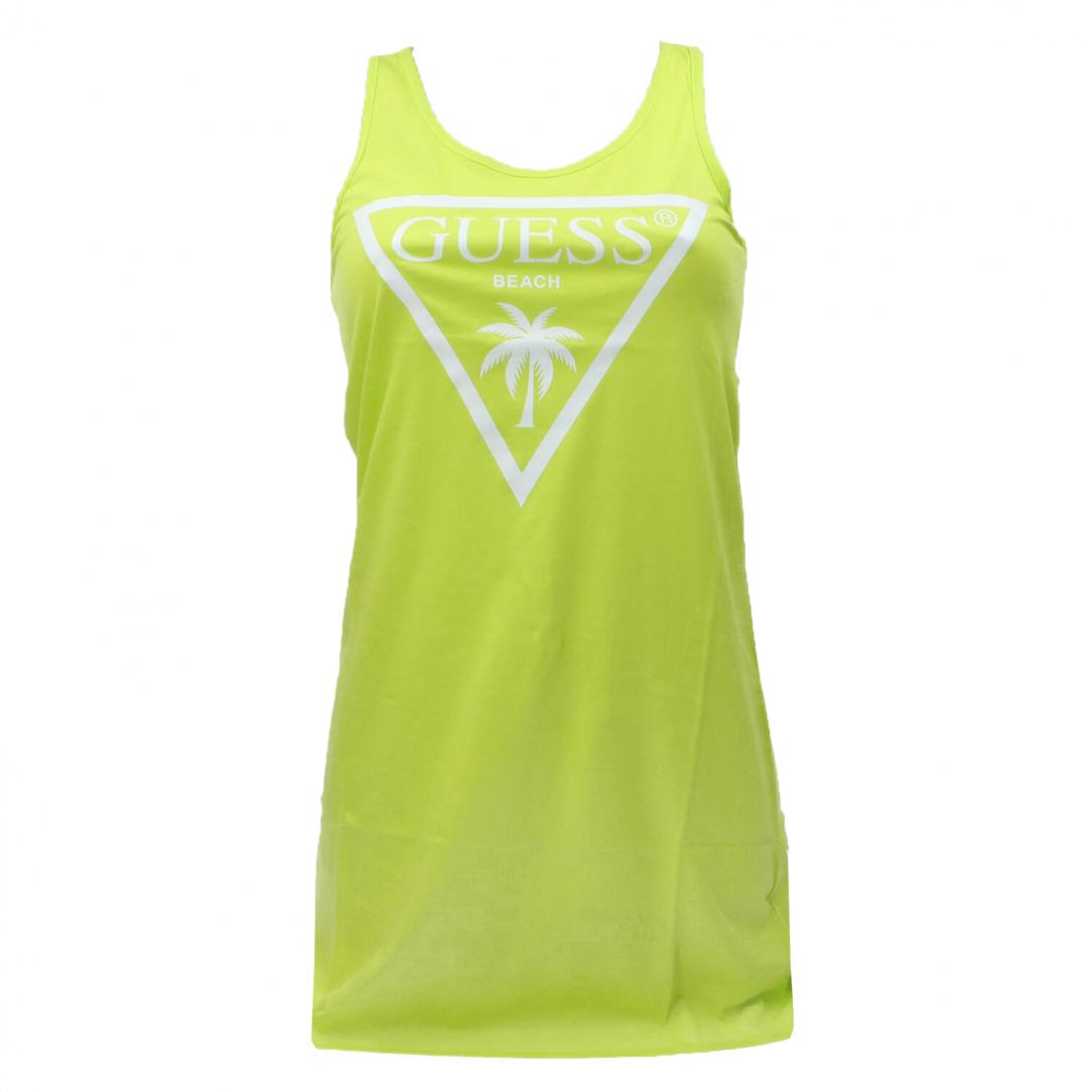 LOGO TANK TOP DRESS Verde Lime LOGO TANK TOP DRESS Verde Lime 1