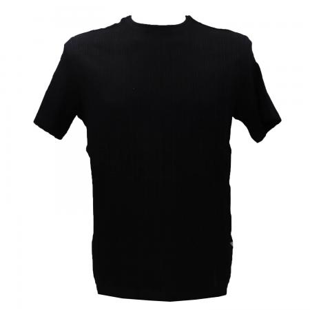 Maglia Uomo LOOSE SS KNIT Nero
