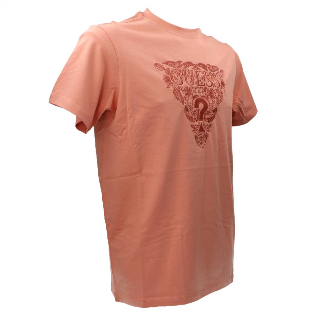 SS CN FLOWER EMBRO TEE Arancione SS CN FLOWER EMBRO TEE Arancione 2