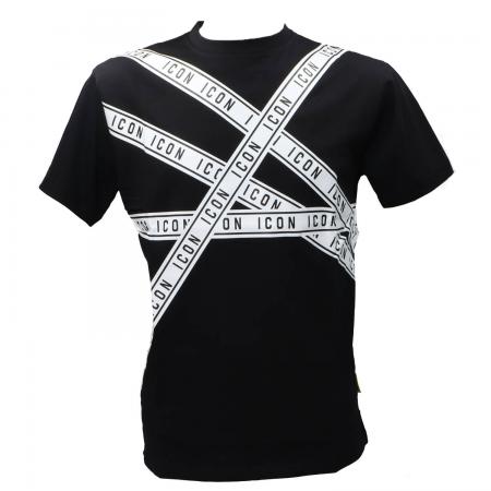 T Shirt Uomo T-SHIRT C/STAMPA A STRISCE...