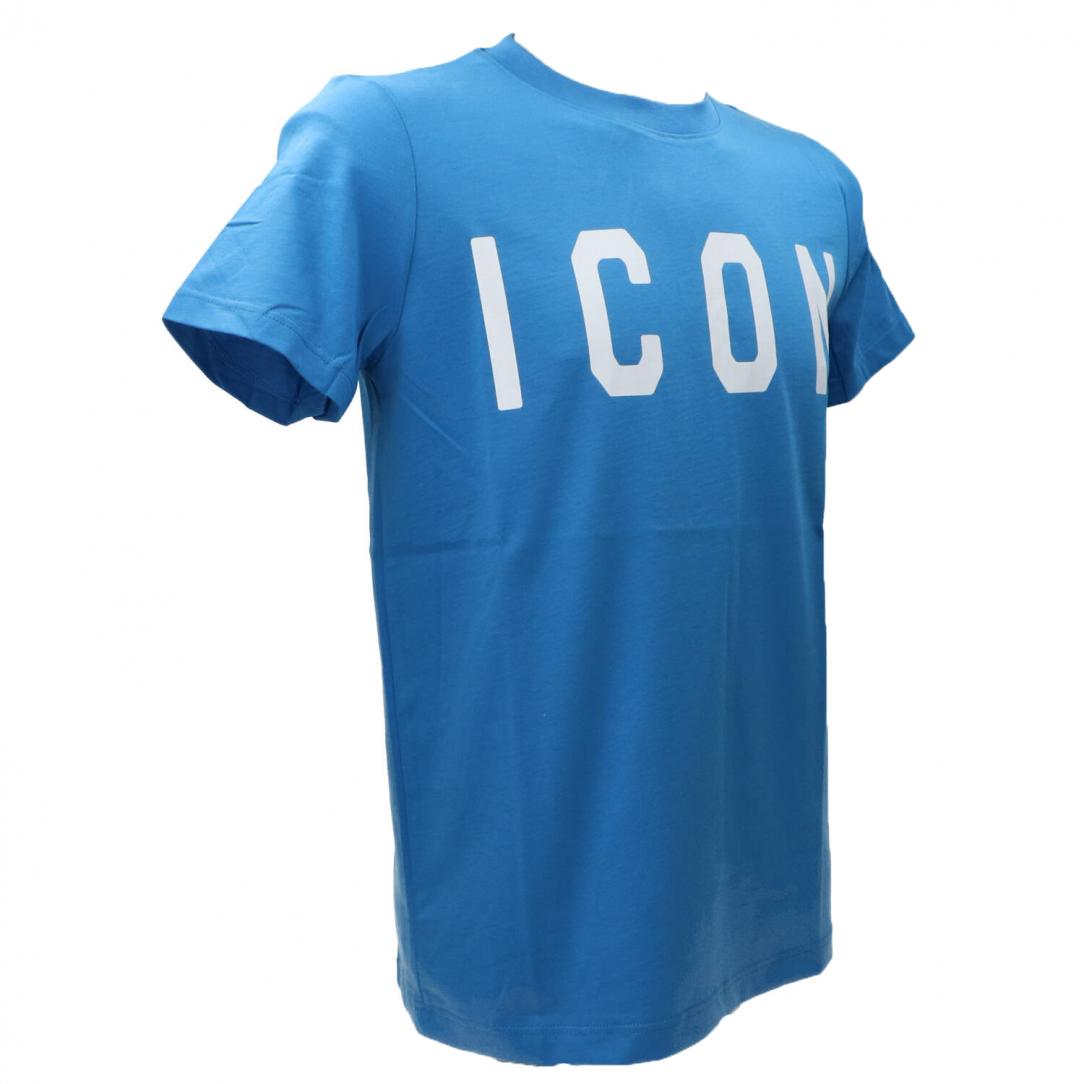 T-SHIRT BASICA C/LOGO GRANDE Azzurro T-SHIRT BASICA C/LOGO GRANDE Azzurro 2