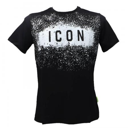 T Shirt Uomo T-SHIRT C/BANDINE Nero
