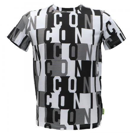 T Shirt Uomo T-SHIRT ALL OVER Bianco Nero