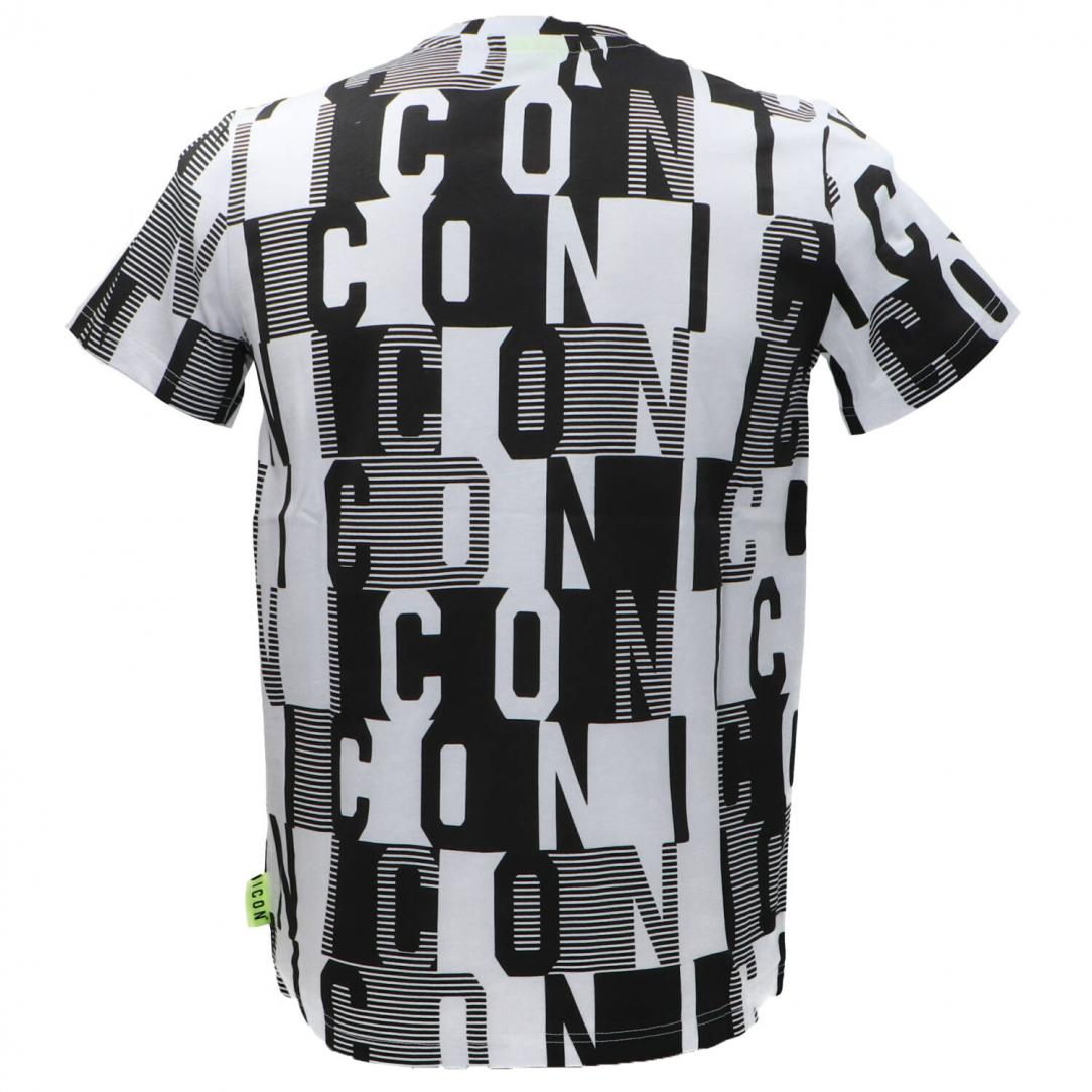 T-SHIRT ALL OVER Bianco Nero T-SHIRT ALL OVER Bianco Nero 3