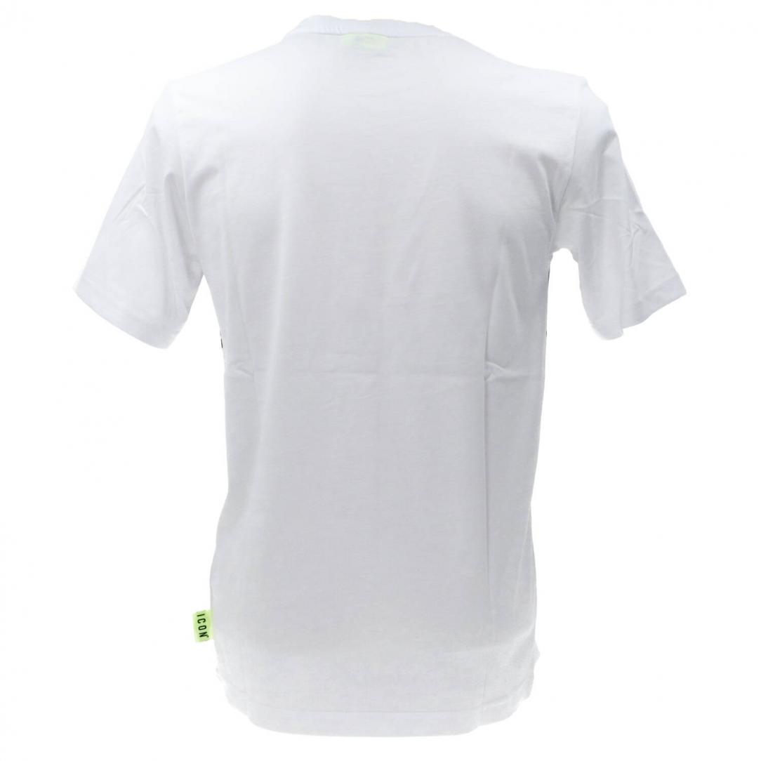 T-SHIRT C/FASCIA STAMPATA Bianco T-SHIRT C/FASCIA STAMPATA Bianco 3
