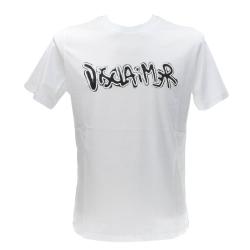 Disclaimer T-shirt T-shirt MAGLIA UOMO IN JERSEY 54854 Bianco