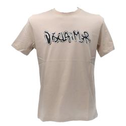 Disclaimer T-shirt T-shirt MAGLIA UOMO IN JERSEY 54854 Beige