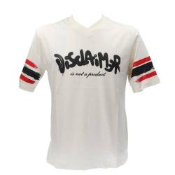 Disclaimer T-shirt T-shirt MAGLIA IN JERSEY 54889 Bianco Panna