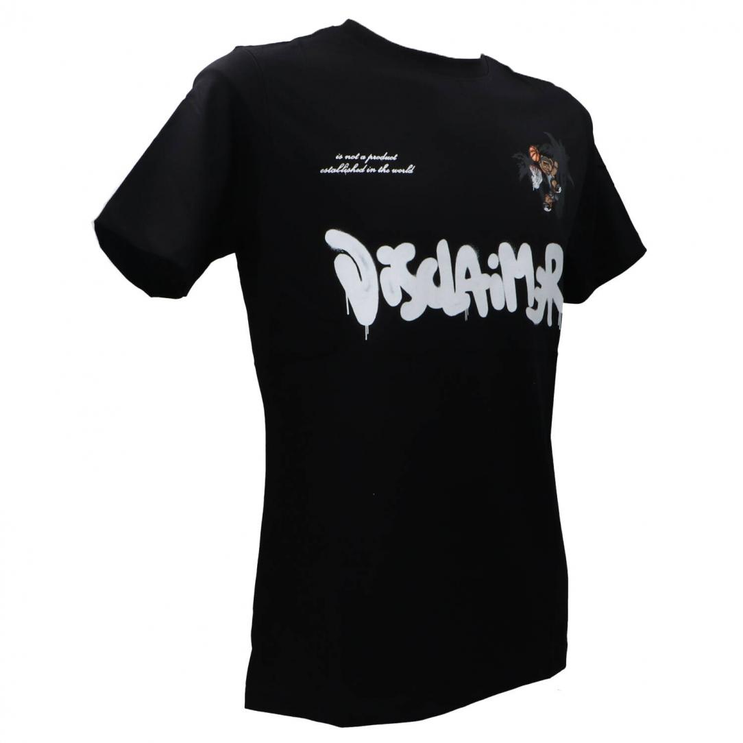 T-SHIRT UOMO 54883 Nero T-SHIRT UOMO 54883 Nero 2