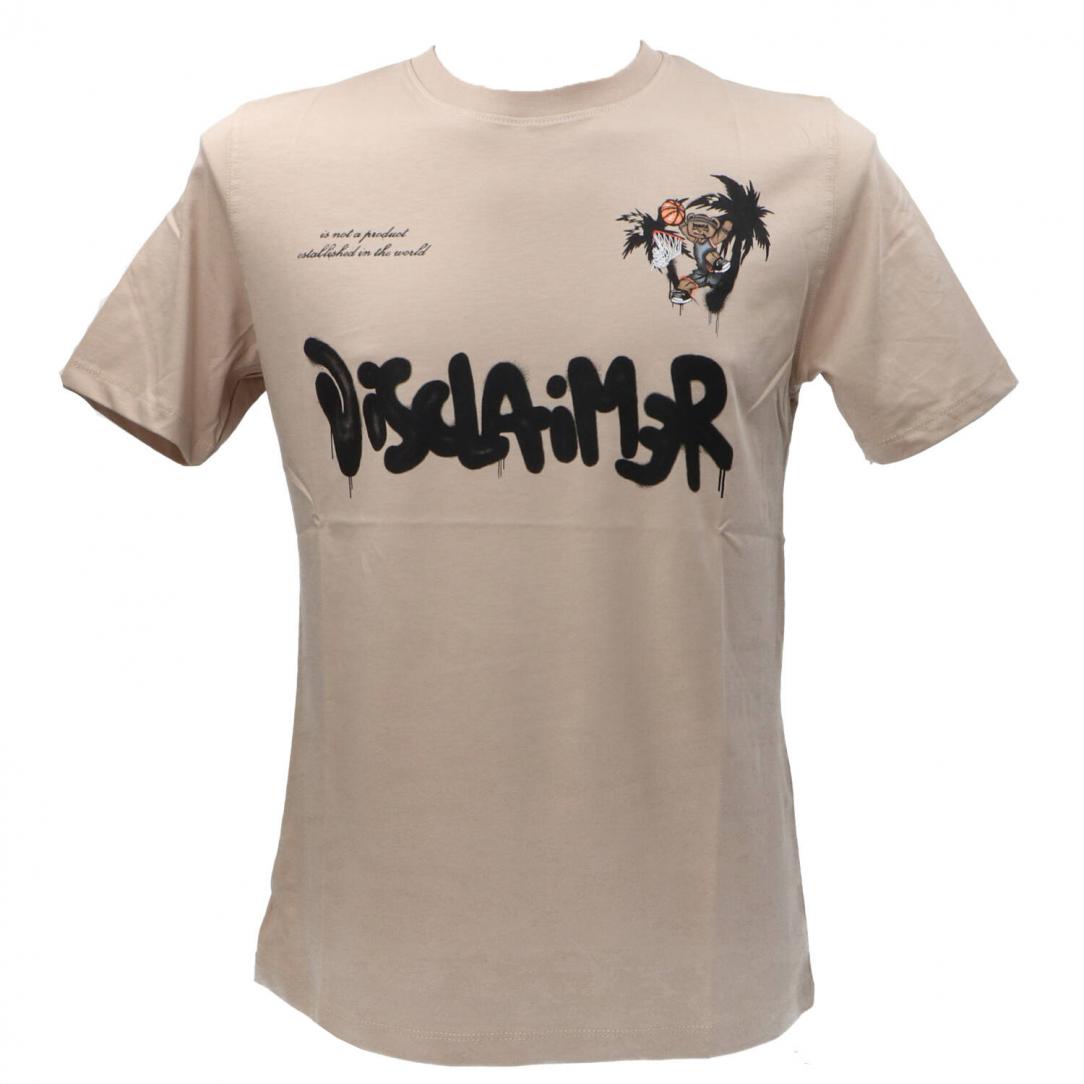 T-SHIRT UOMO 54883 Beige T-SHIRT UOMO 54883 Beige 1
