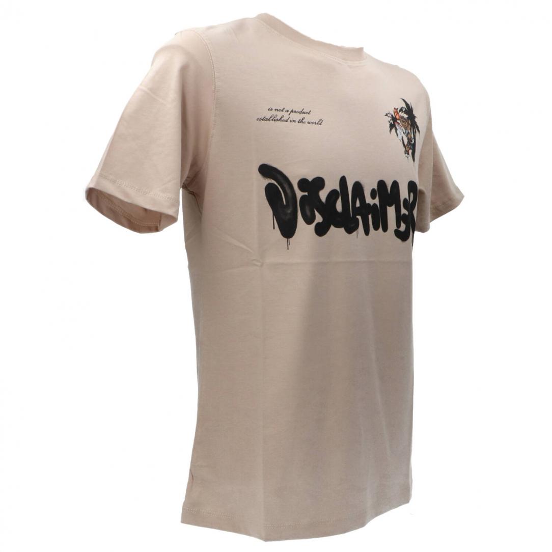 T-SHIRT UOMO 54883 Beige T-SHIRT UOMO 54883 Beige 2