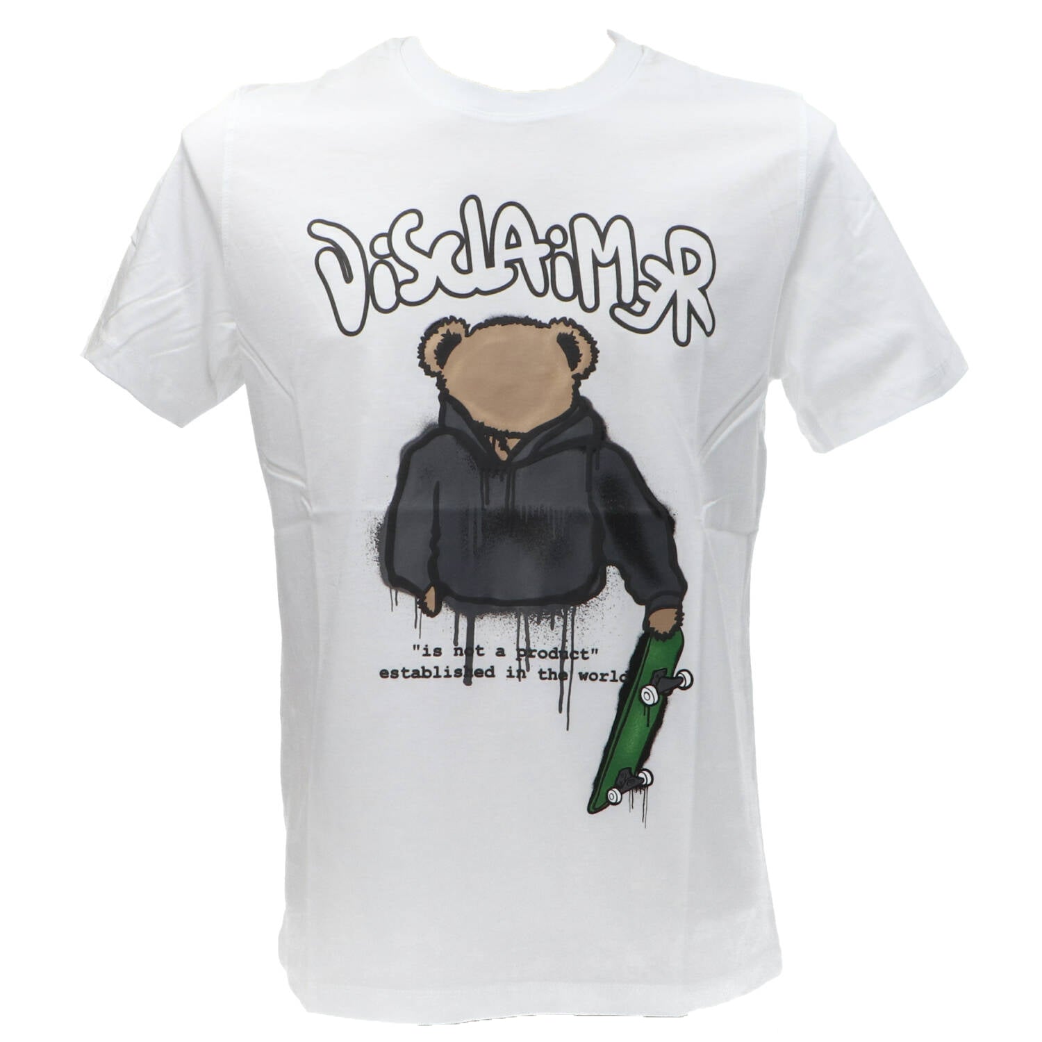 Disclaimer T-shirt T-shirt MAGLIA JERSEY 55004 Bianco